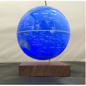 wooden base 360 rotating magnetic floating levitation globe lamp 6inch or 7inch