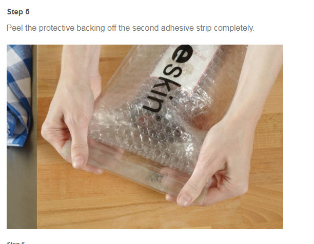 Clear Travel PVC Wine Bottle Chiller Bag , Protective Bubble Wine Sleeve / Skin