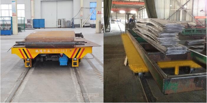 V-block Cylinder Transfer Rail Vehicle With Heavy Load Bearing