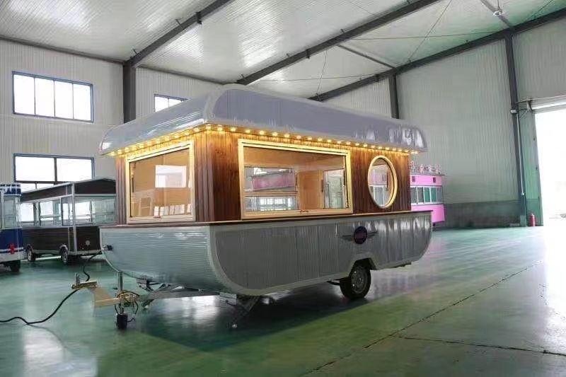 Direct Supply Electric Mobile Cart for Outdoor Street Sancks Fashion Menswear Clothing
