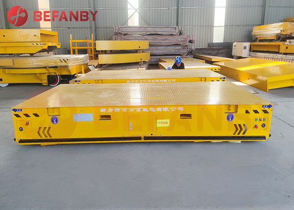 Battery Powered Heavy Machine Handing Electrical Rail Cart
