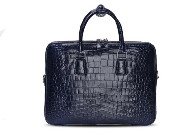 Dongguan factory wholesale genuine crocodile leather business briefcase man