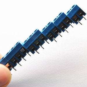 5.0mm Pitch PCB Mounted Screw Clamp Type Terminal Blocks 2P 3P Jointed
