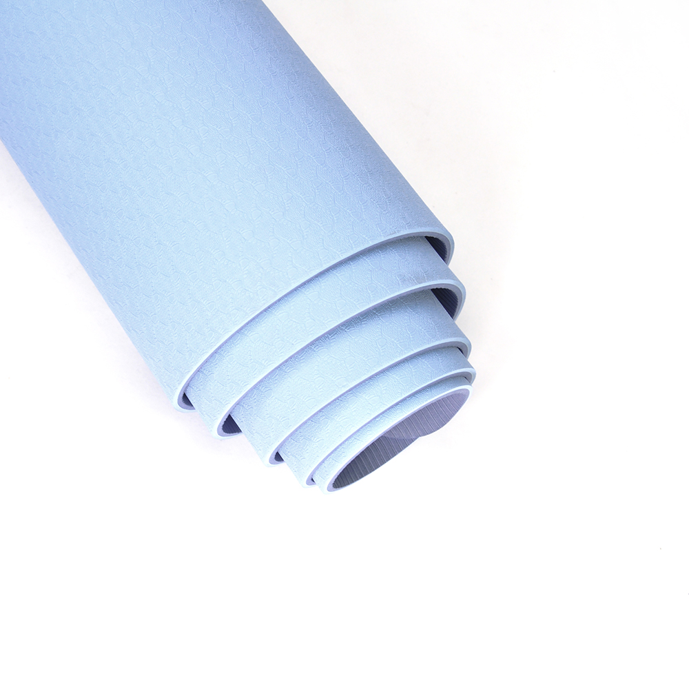 1kg Eco Sweat Absorbent Yoga Mat Outdoor Pink Workout Mat High Toughness