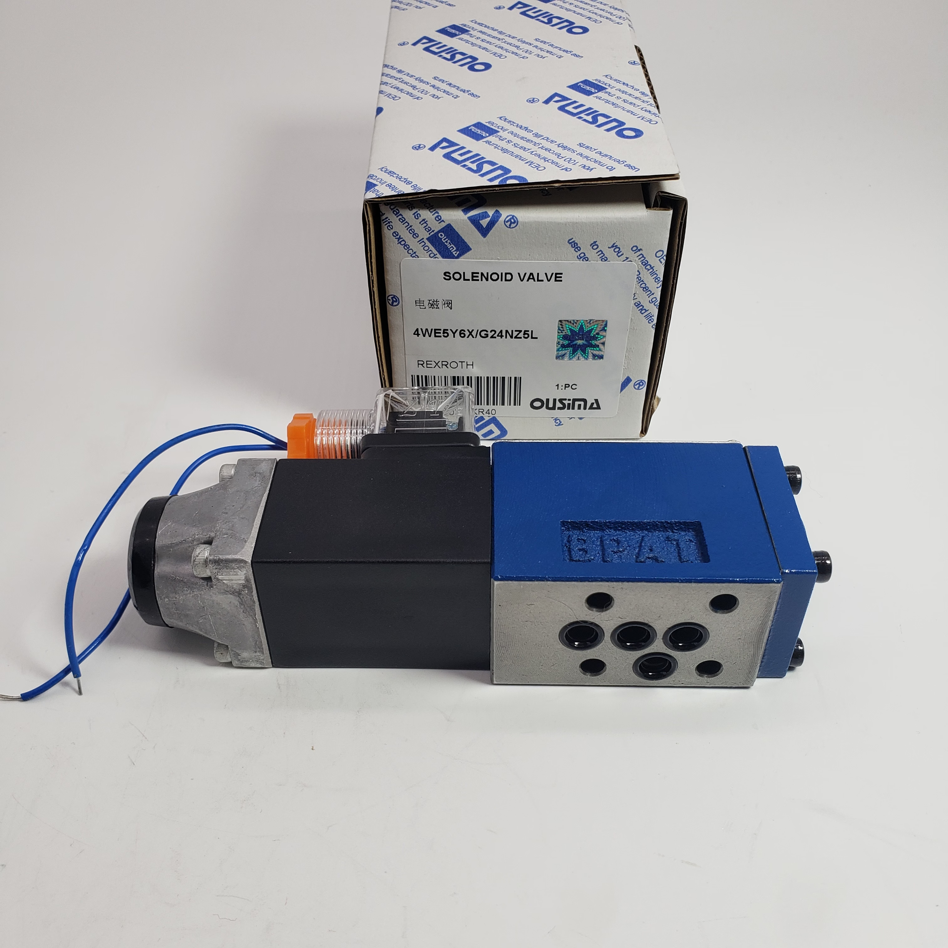 Spare Part Excavator Solenoid Valve 4WE5Y6X/G24NZ5 3WE5A6.0B/AG24NZ5L 4WE5C6.0/CG24N9Z5L