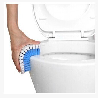 House Bathroom Kitchen Toilet Flexible Cleaning Brush