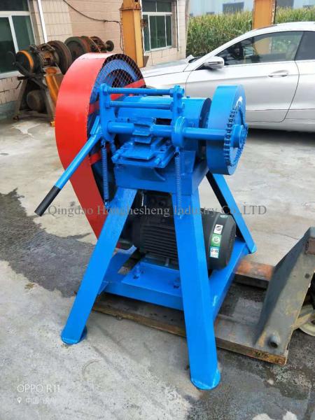 15kw 420r/ Min 200mm Used Tire Cutting Machine Tyre Block Cutting Machine Lump