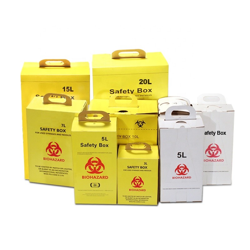 Portable Personalized Medline Sharps Containers , Safety Box Medical For Hospital