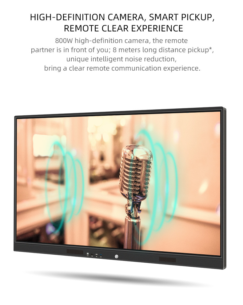 55 75 65 85 Inch Education Interactive Touch Screen Whiteboard