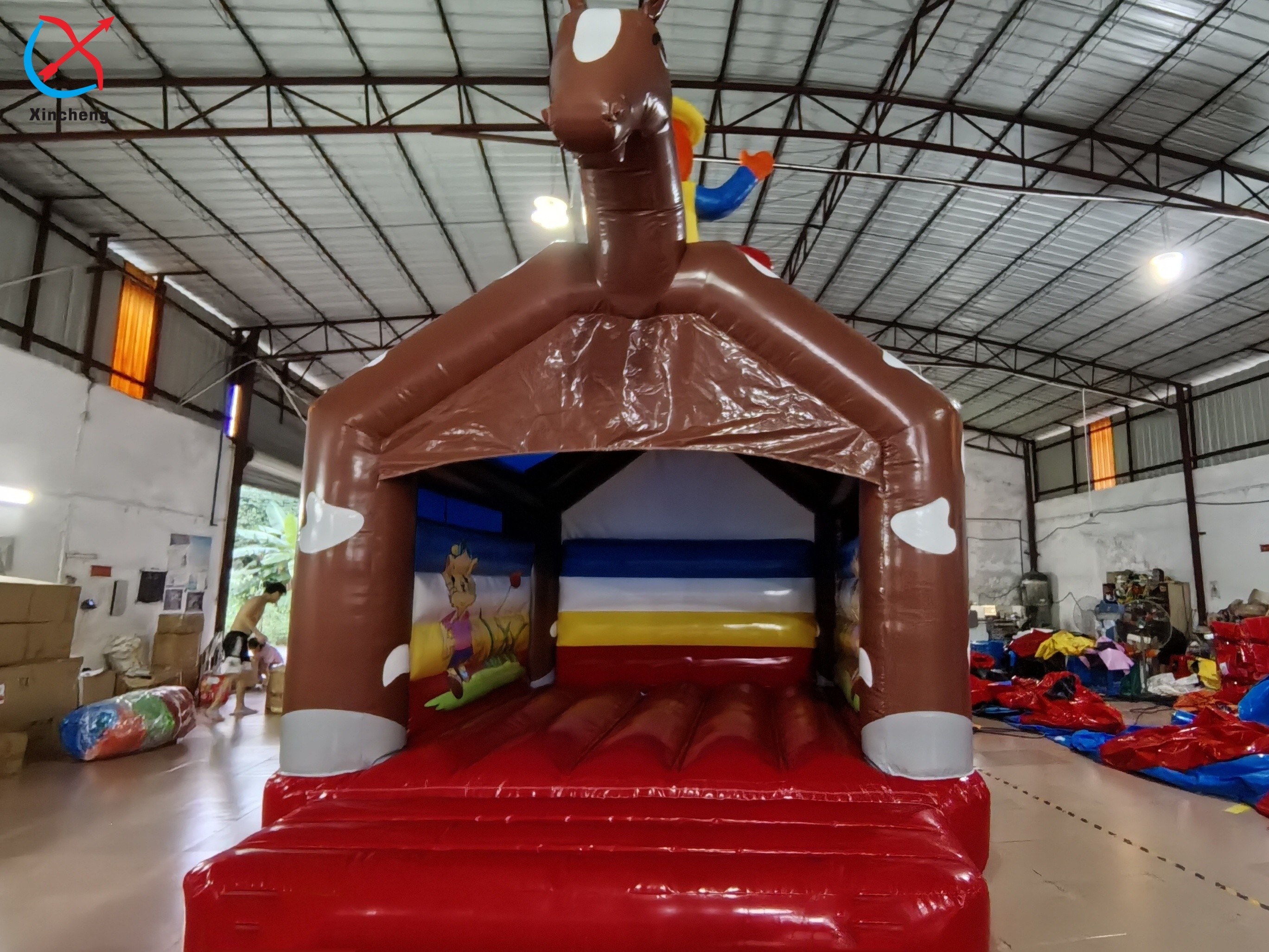 Customzied Inflatable Horse Theme Jumping House Inflatable Bouncy Castle