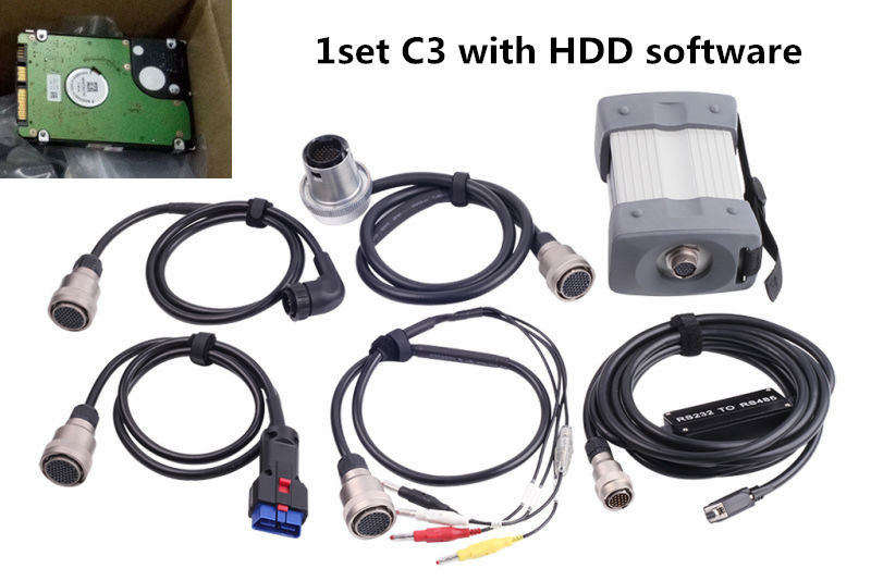 Benz Truck HDD Software Mb Star Mercedes C3 Multiplexer