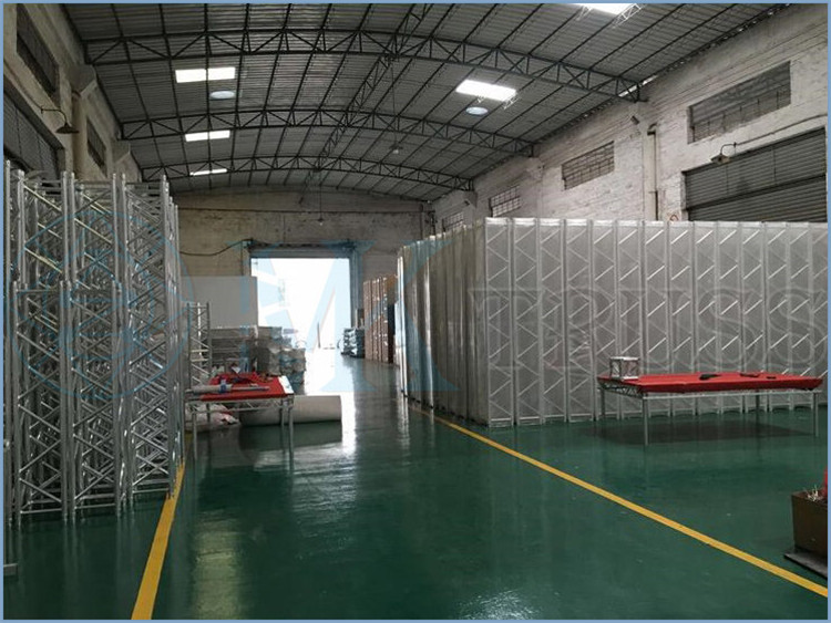 Aluminum Alloy Certificate 2 Ways 90 degree Corner Lighting Trussing for Customized Stage