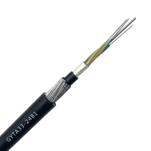 24Core Optical Fiber Cable GYTA33 GYFTY33 Under Water Stranded Armoured Loose