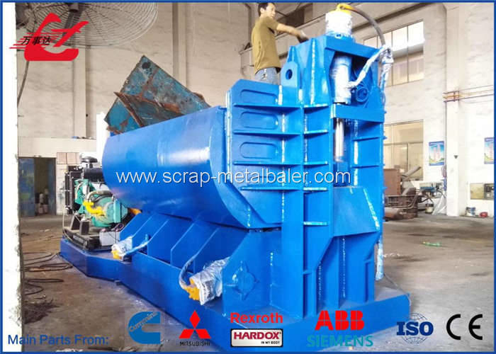 Hydraulic Metal Scrap Baler Logger With / Without Feeding Grab Customize Accepted
