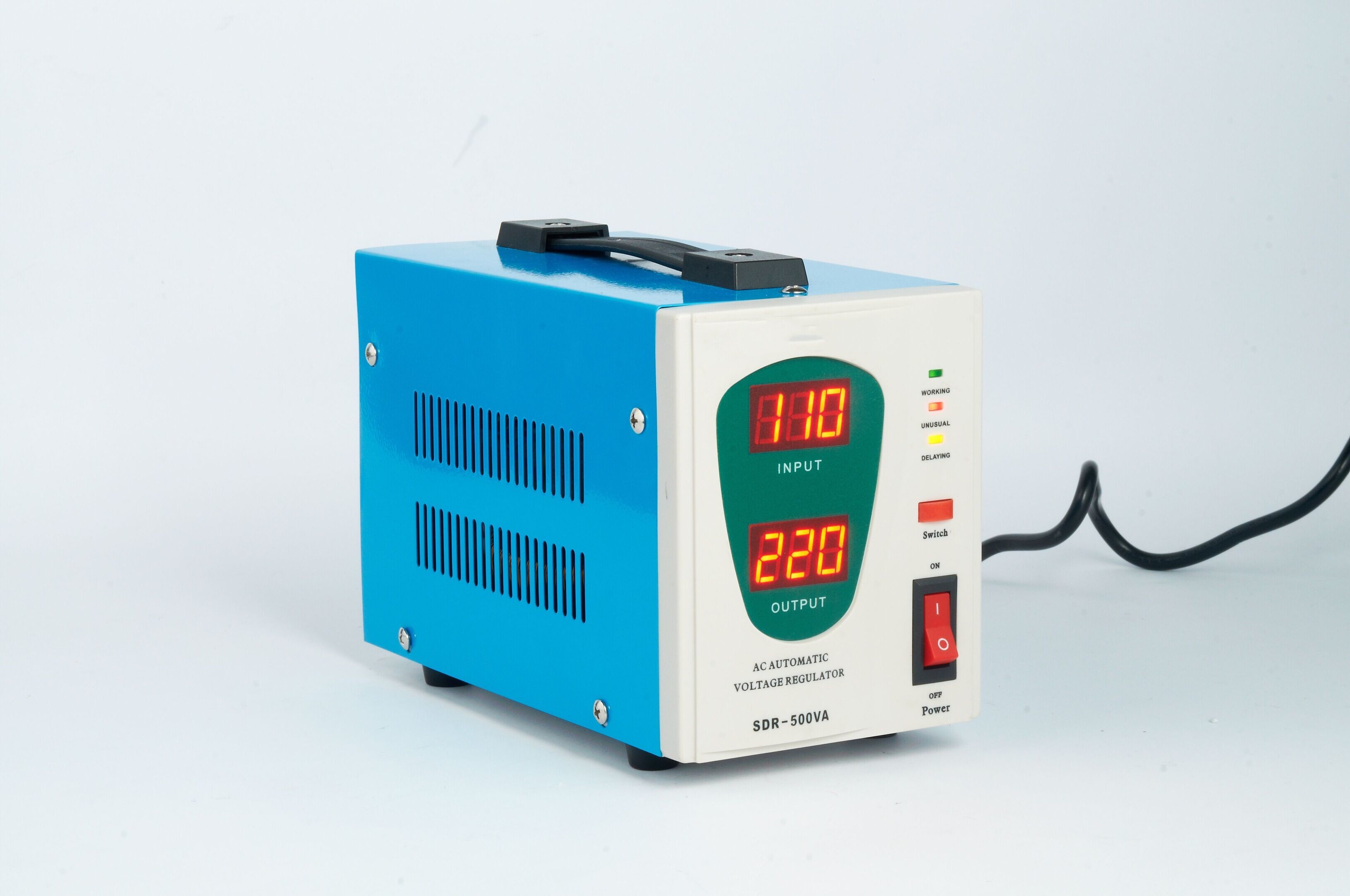 Energy Saving AC Power Stabilizer , 2KVA Single Phase LED display Voltage Stabilizer