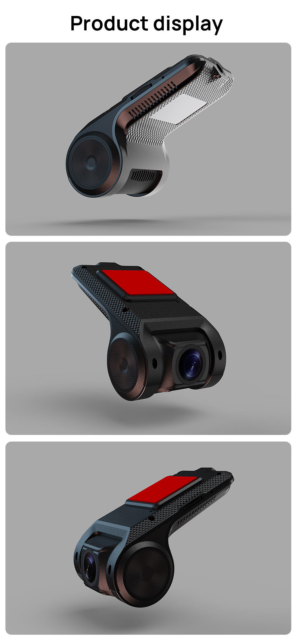 USB Car Dash Cam HD 1080P 170° Wide Angle Recorder Front ADAS Android DVR Night Version