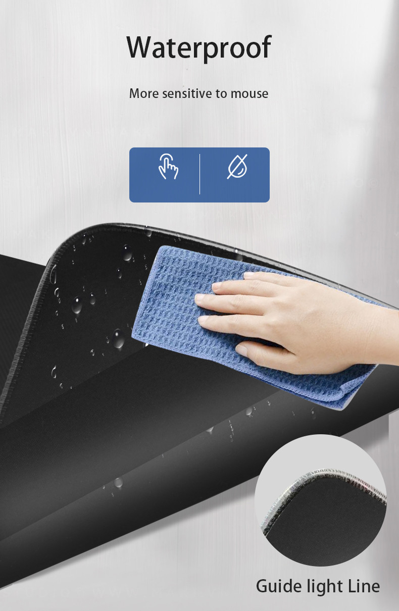 High Sensitive Custom Rgb Mouse Mat pad With 4 USB Interface