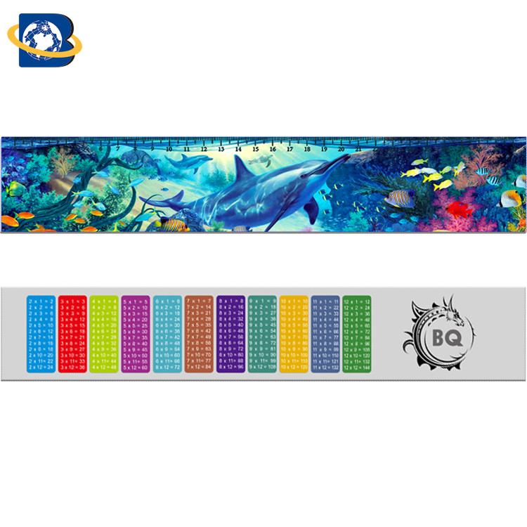 Fantastic 3D Lenticular Printing Ruler 0.9mm PET+157g Paper Material