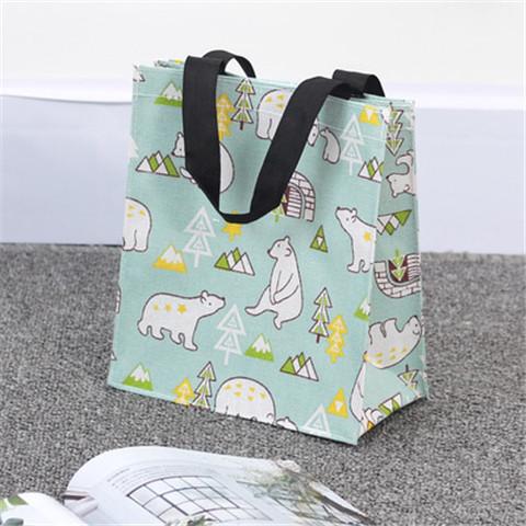 Casual Double Shoulder Canvas Travel Bag 20Kgs Heavy Duty Collapsible Shopping