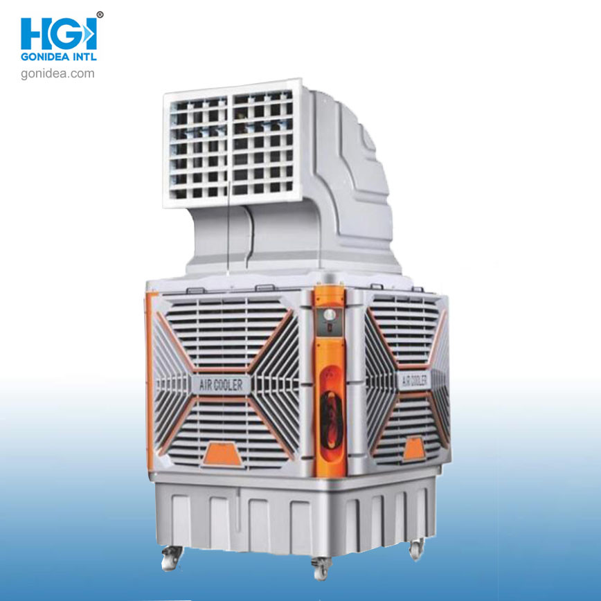 22000m3/Hr Axial Industrial Commercial Portable Air Cooler Energy Saving Hy-L05hsz