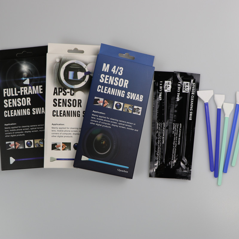 2 Ply Microfiber Dust Free Tip Sensor Cleaning Swabs For CCD Camera