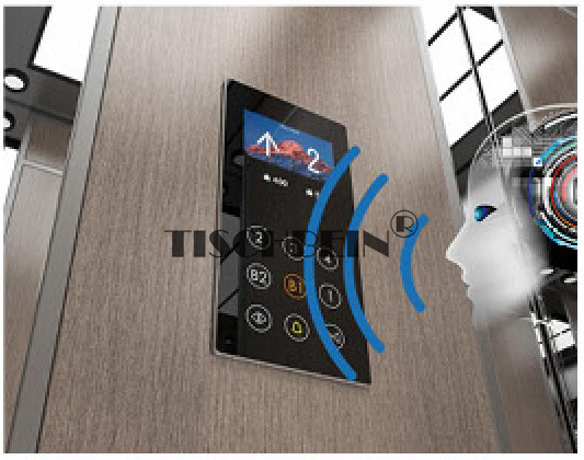 1.0m/S 1.5m/S Commercial Passenger Lifts 450kg-2000kg PVC Floor For Shopping Center Office Building