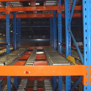 Custom Size Warehouse Pallet Live Racking Multi Function Powder Coating Finish