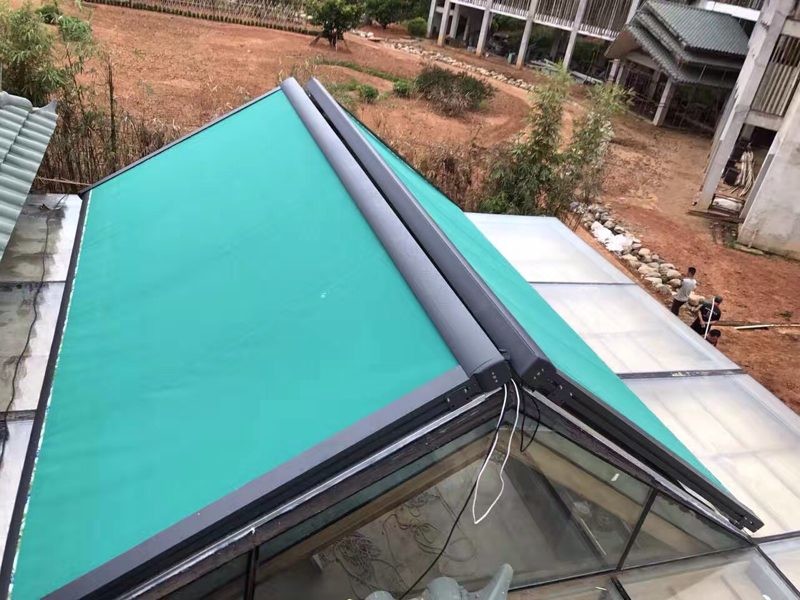 Aluminum Retractable Roof Awning Roof Conservatory Awning