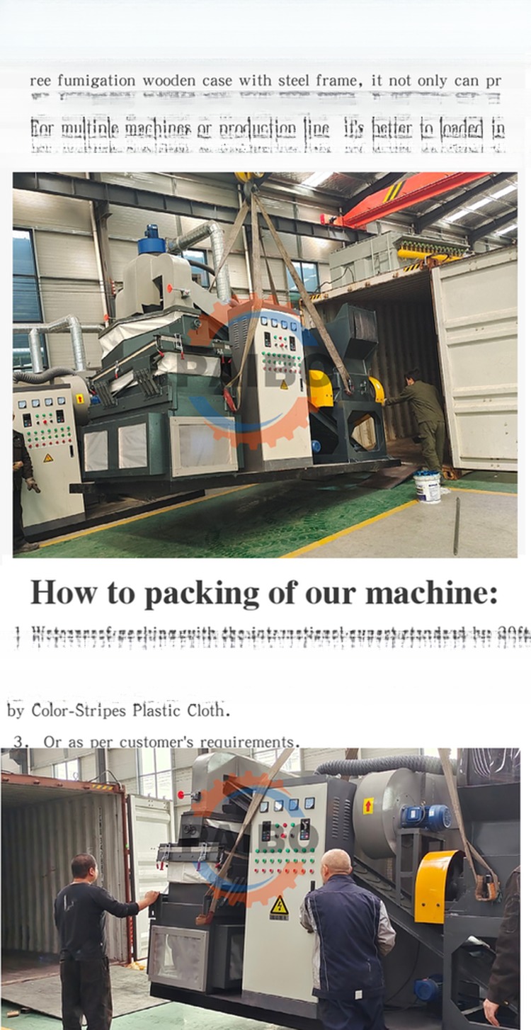 Scrap Copper Cable Crusher and Separator Function 1 Waste Wire Recycling Machine Line