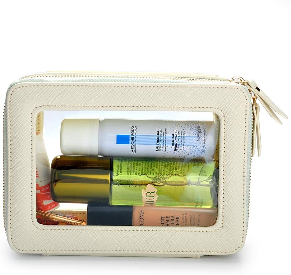 High quality lager capacity waterproof cosmetic organizer with hanging hook for travelling bags