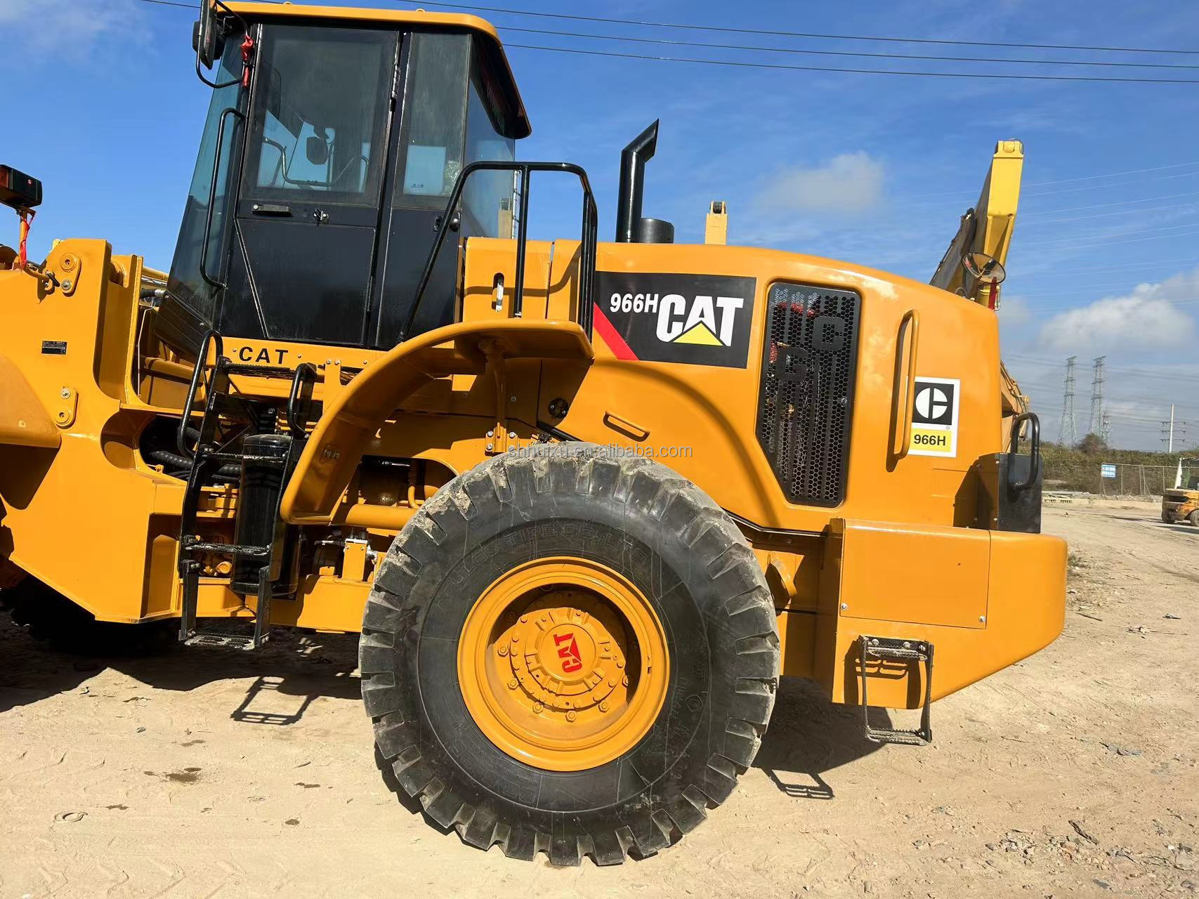 6 ton used loader CAT966H used caterpillar 966 wheel loader used excavator tractor