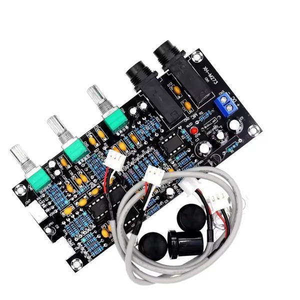 Quality XH-M273 PT2399 Digital Preamplifier Board for Karaoke 12-24V DC Reverberation Microphone Control Microphone Speakers Product for sale