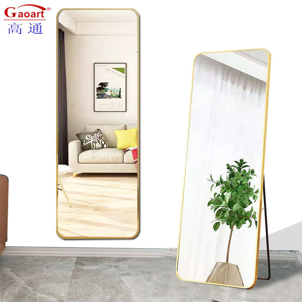 Contemporary Design Style Glass Mirror for Top Fashion Long Floor Length Bath Room