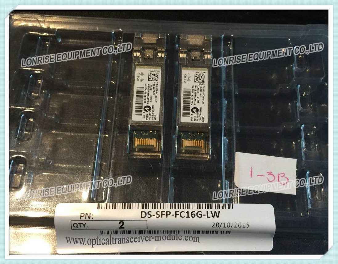 Cicsco SFP GLC Optical Transceiver Module DS-SFP-FC16G-LW 16 Gbps Fibre Channel