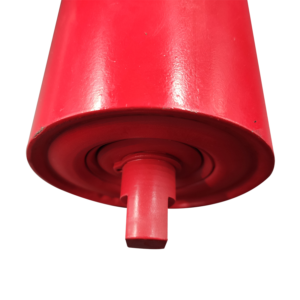10KG Red Standard Steel Belt Conveyor Rollers for Mining Conveyor