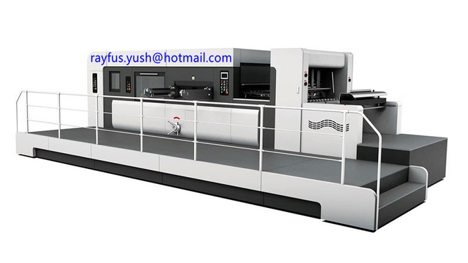 Automatic Flatbed Die Cutter Machine, Automatic Lead-Edge Feeding + Die-cutting + Full-Stripping