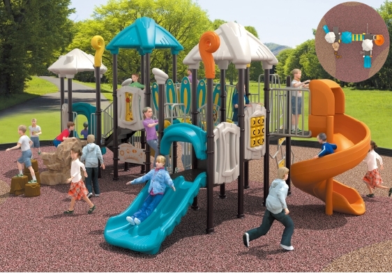 Preschool Play Equipment Outdoor Playground for Schools QX-006C