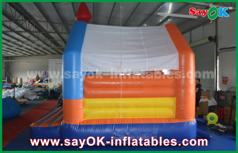 Baby air bouncer inflatable trampoline , happy hop bouncy castle