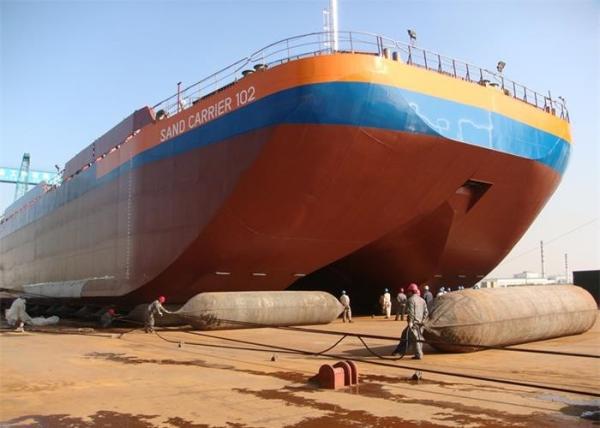 Good Damping Capacity Marine Rubber Airbag Reinforced Fiber Material Long