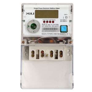 Two wire multirate single phase watt hour meter for home 50Hz / 60Hz