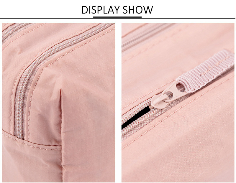 Custom Waterproof Toiletry Oxford Makeup Cosmetic Bags