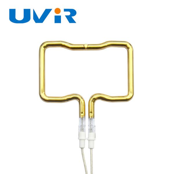 3D Single Tube Gold Coating Infrared Heating Element Tube Customizable