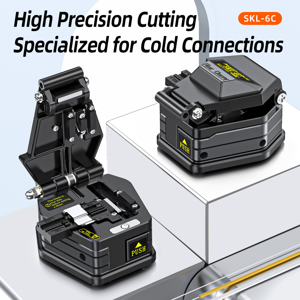 Skl-6c Fiber Optic Cleaver for Single Tube Fiber Cutting