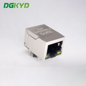 Black Metal Shielded PBT Cat5 RJ45 Connector 8P8C Ethernet Jack RJ45 With