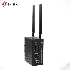China Support 8x10/100/1000Mbps RJ45 Ports, 4 X 1.25G SFP Ports And 1 X 5G Uplink 5G Router & Industrial Ethernet Switch on sale