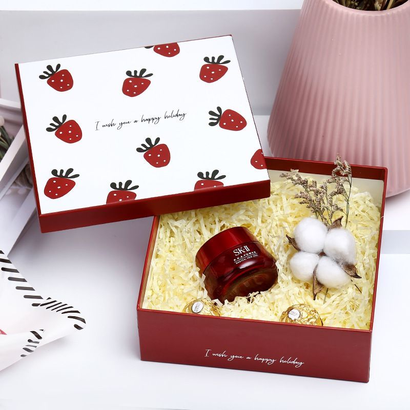 Custom Logo Gift Boxes Packaging Corrugated Cardboard Carton Cosmetic Perfume Bottle Lipstick Flower Makeup Wine Shipping Storage Paper Bags-Cases-Box
