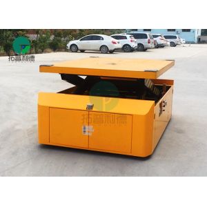 Heavy load battery operated steerable agv automated guided vehicle