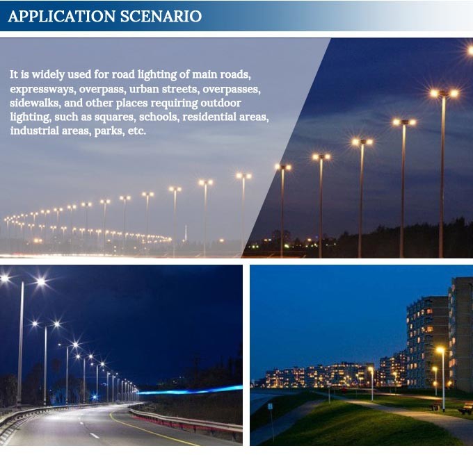 Long Lifespan Road Lamp Street Light 240W City Street Lights For Suburban Areas