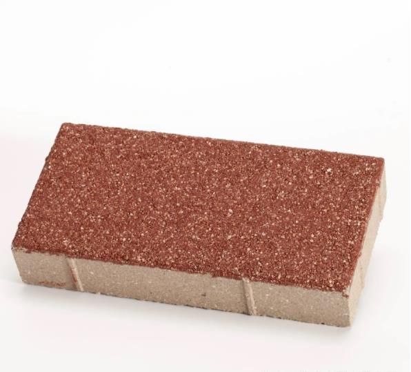 Red Porcelain / Ceramic Water Permeable Brick for Patio, Driveway, Paving