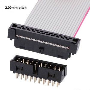 China AWM 2651 2mm Pitch Ribbon Cable 12 Pin 8 Pin 20 Pin Flat Ribbon Cable IDC on sale